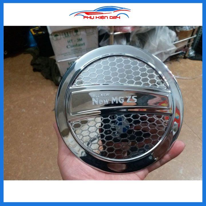 Ốp nắp xăng MG ZS 2021-2022-2023 mạ crom bảo vệ chống trầy trang trí ô tô