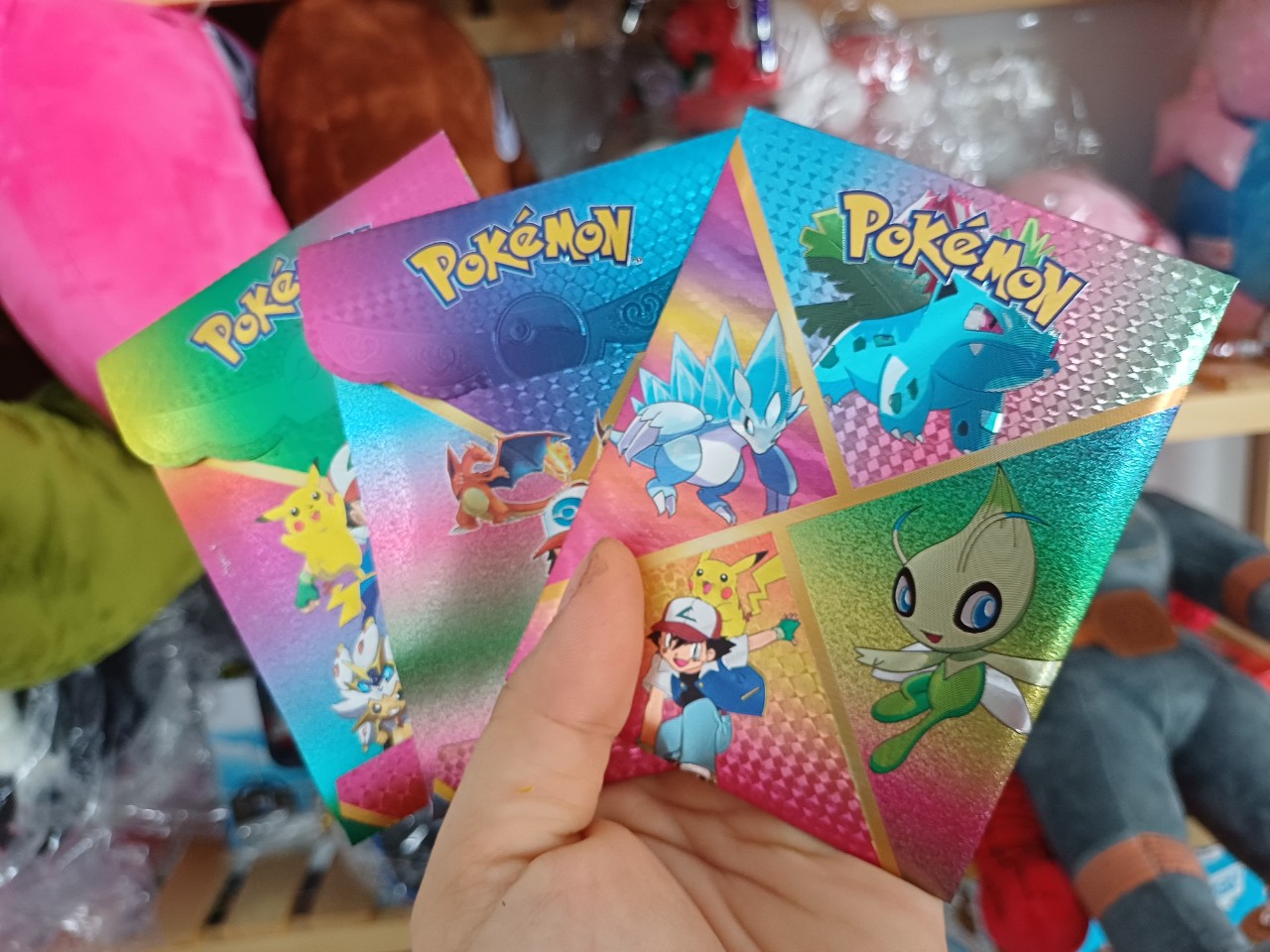 Đồ chơi thẻ pokemon bảy màu