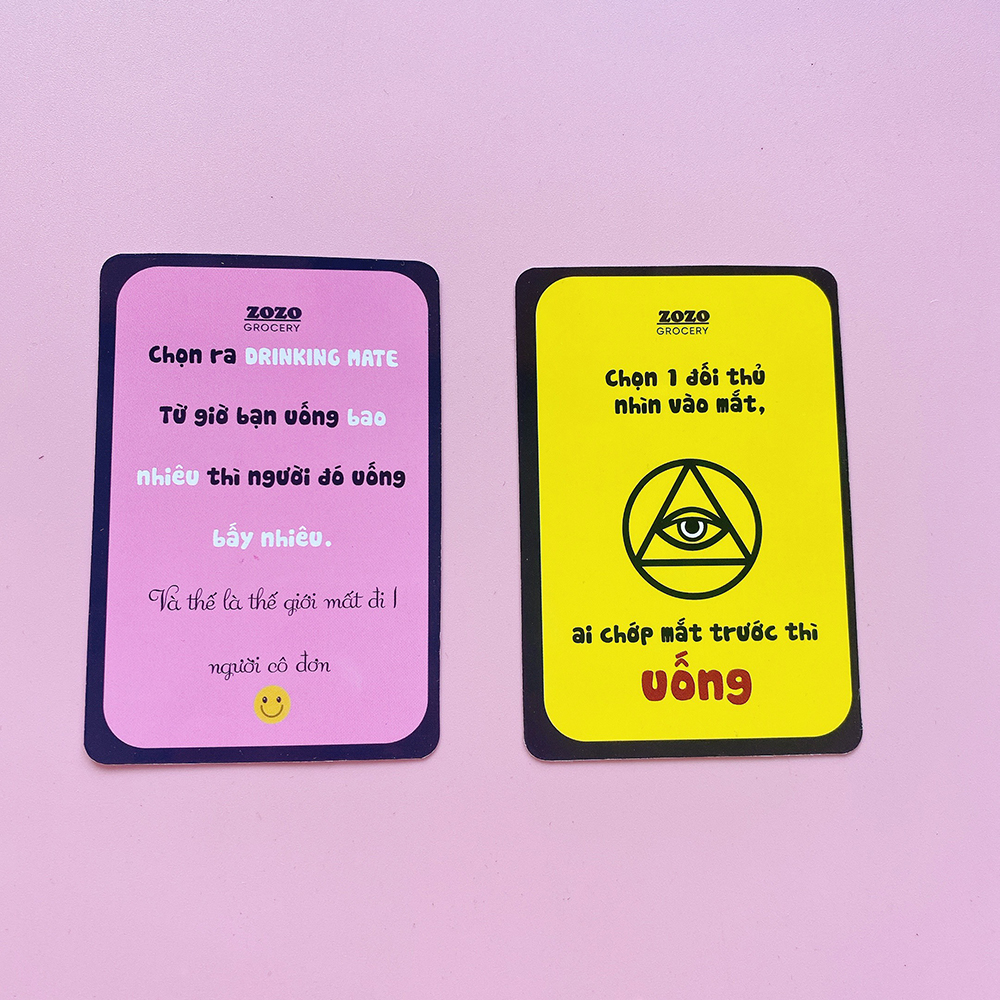 Bộ Bài Uống Bia Ler Mer 2 Phiên Bản 2022 50 Lá Drinking Game Hot Trend 52 Lá Trò Chơi Tụ Tập Cùng Bạn Bè