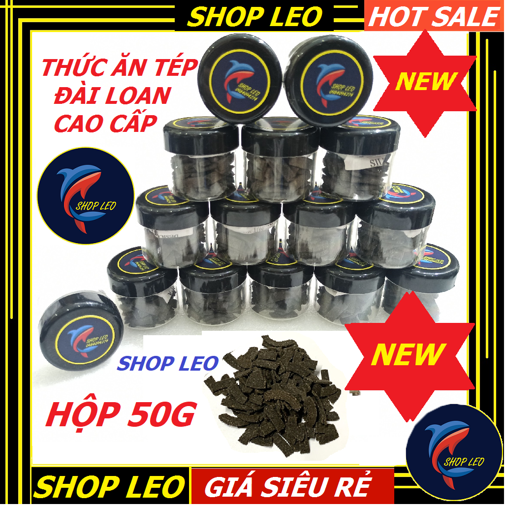 Thức ăn tép cảnh của trại Đài Loan (Hộp 50G) - Cám tép cao cấp Đài Loan - Thức ăn chuyên dụng cho tép cảnh