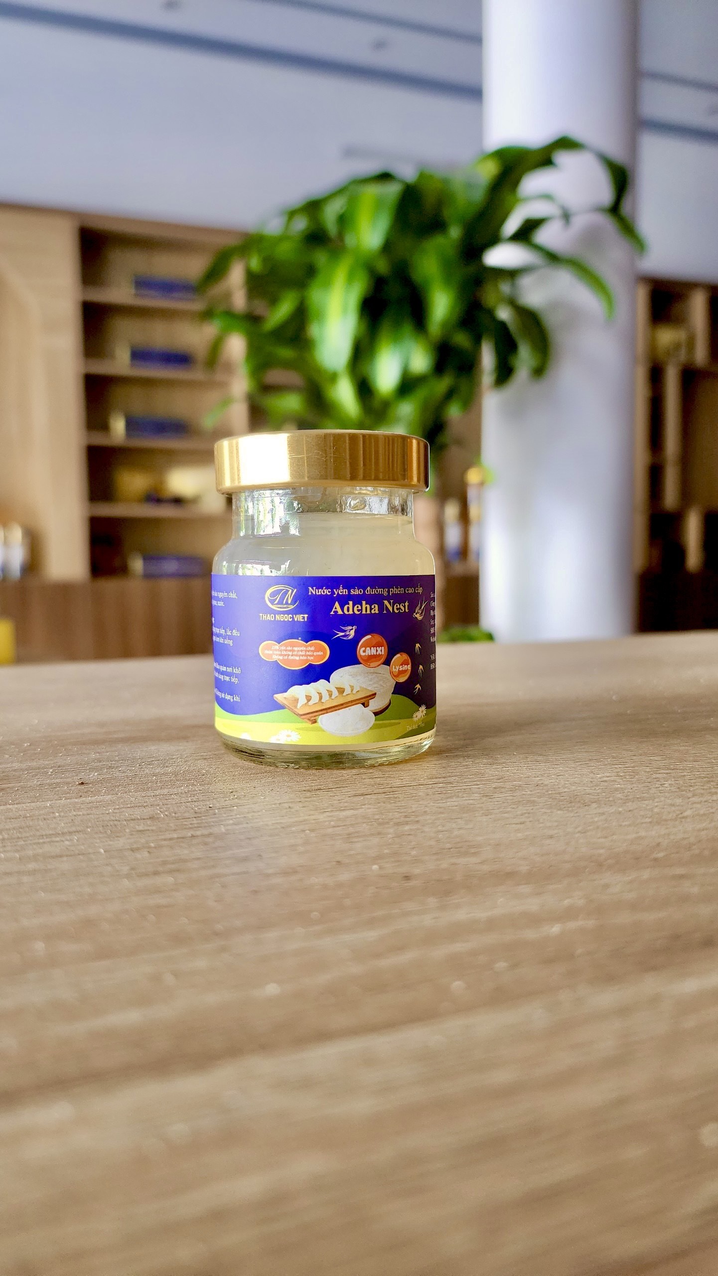 Yến hũ chưng sẵn Adeha Nest 32% yến sào cao cấp, ngọt thanh, bổ sung canxi hạn chế loãng xương - 01 hũ