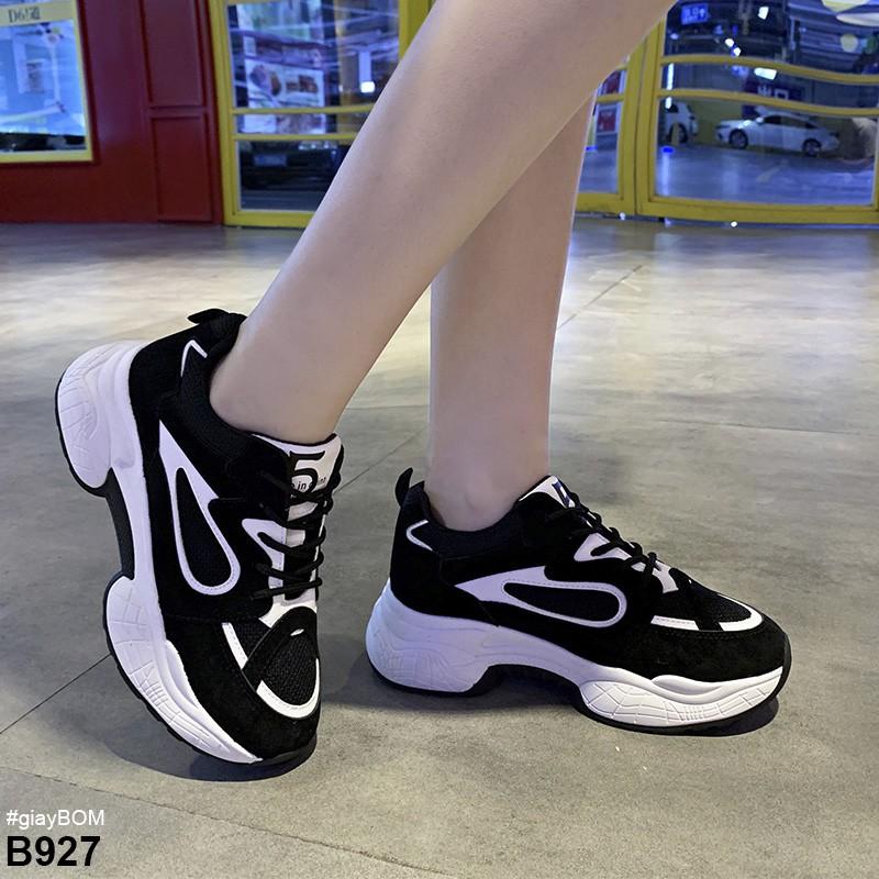 Giày Thể Thao Đế Cao 4 cm Cá Tính B927