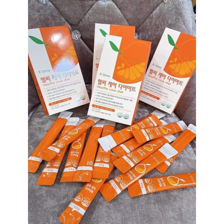 Bột Sủi thải độc toàn thân K-SHINE Healthy Care Diet Hàn Quốc 5g*15 gói