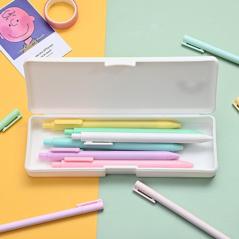 Bút bi bấm nhiều màu siêu xinh ngòi 0,5mm MỰC ĐEN đẹp