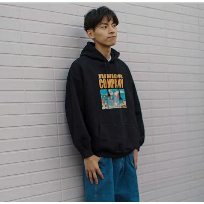 Áo hoodie Junior Company Unisex Form Rộng Phong cách Ulzzang Sayhey Clothing
