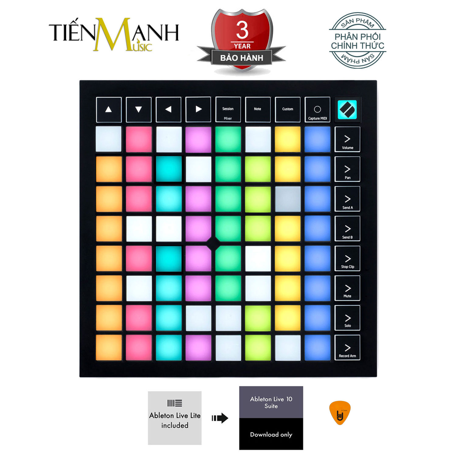 Novation Launchpad X MK3 Bàn phím sáng tác - Sản xuất âm nhạc Producer Grid Controller for Ableton Live - Kèm Móng Gẩy DreamMaker