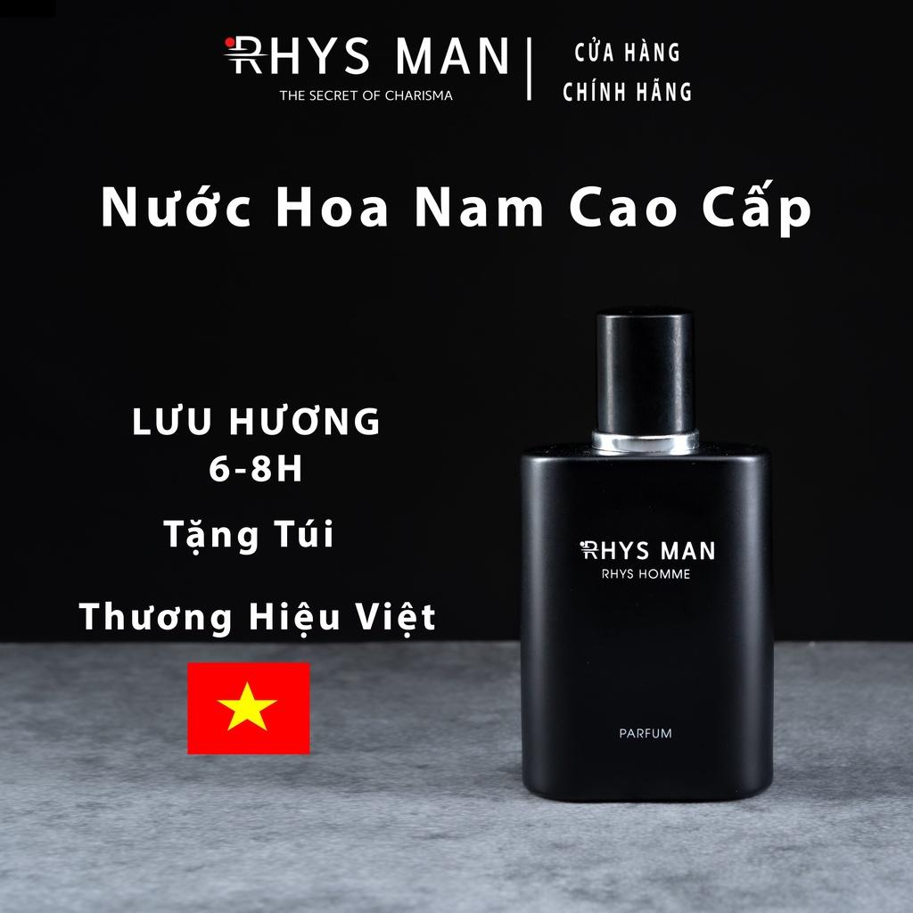 Combo Sữa rửa mặt nam & Sữa tắm gội nam 3 in 1 & Nước hoa nam RHYS MAN - Hàng chính hãng