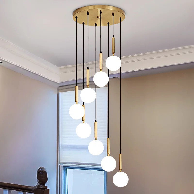 Đèn thả thông tầng TAMOGA UMINO 1036 Đường kính 600mm 3 Chế độ Ánh sáng