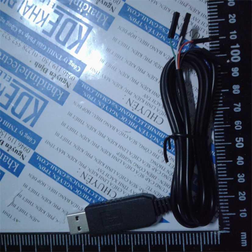dây USB TO COM PL2303 V2, output 4P header cái kde0306