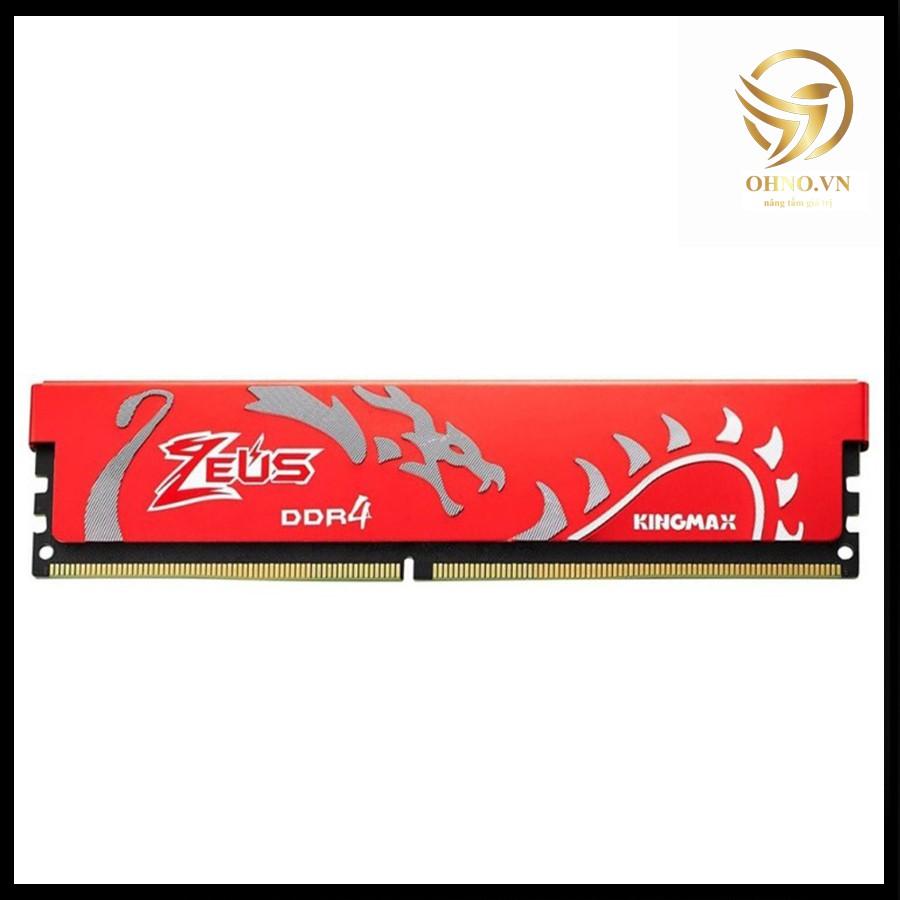 RAM DDR4 16G Tản Nhiệt Kingmax Heatsink Zeus RAM Máy Tính PC Mới Chính Hãng Bus 2666 &amp; 3000 -hàng chính hãng