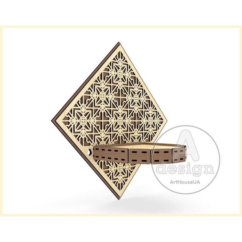 Kệ hoa treo tường decor mẫu 26