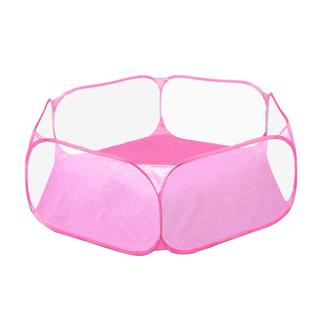 3Pcs Breathable Foldable Small Pet Playpen Cage Tent Fence for Reptiles