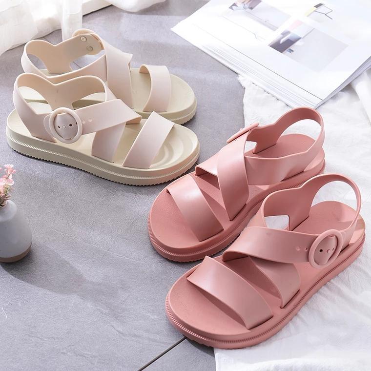 Giày Sandal Nữ Nhựa Dẻo IDEP Đi Mưa Hapu - GL008