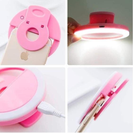 Đèn Led Selfie, Đèn LED hỗ trợ chụp ảnh selfie có thể điều chỉnh độ sáng, Nhỏ Gọn Bỏ Túi Siêu Tiện Lợi/Munshop