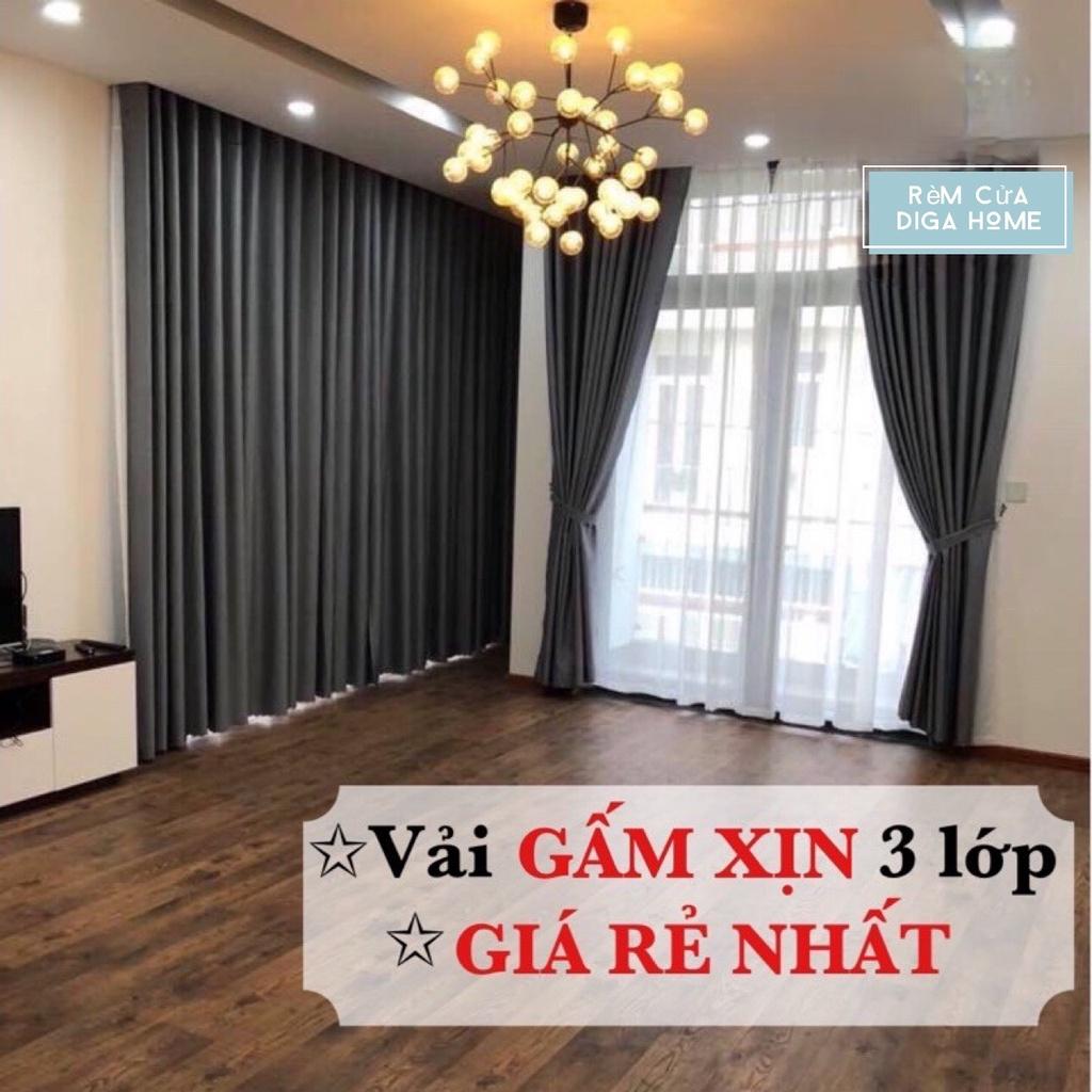 Rèm Cửa Phòng Khách Cao Cấp,Chống Nắng Tốt,Nhiều Màu,Kích Thước