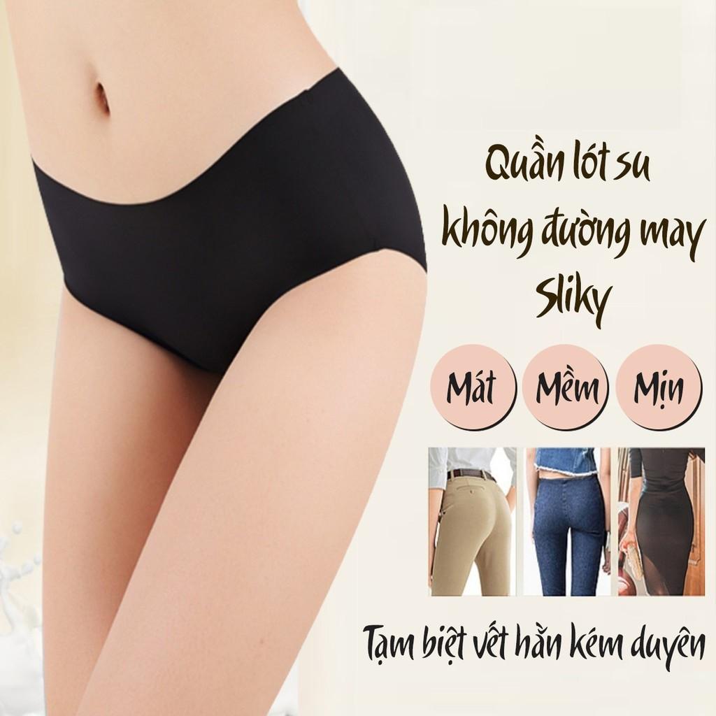 Quần lót nữ ️️ Quần chip nữ không đường may - Quần lót nữ đúc su kháng khuẩn mềm mại