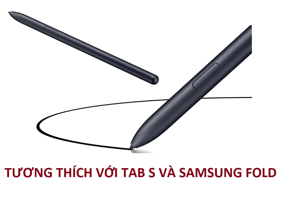 Bút Cảm Ứng Spen Dành Cho Samsung Galaxy S21 Ultra Và Các Dòng Máy Tính Bảng Galaxy Tab S Series Có Hỗ Trợ Tính Năng Spen - Có Nút Bấm Gọi Nhanh Thanh Công Cụ