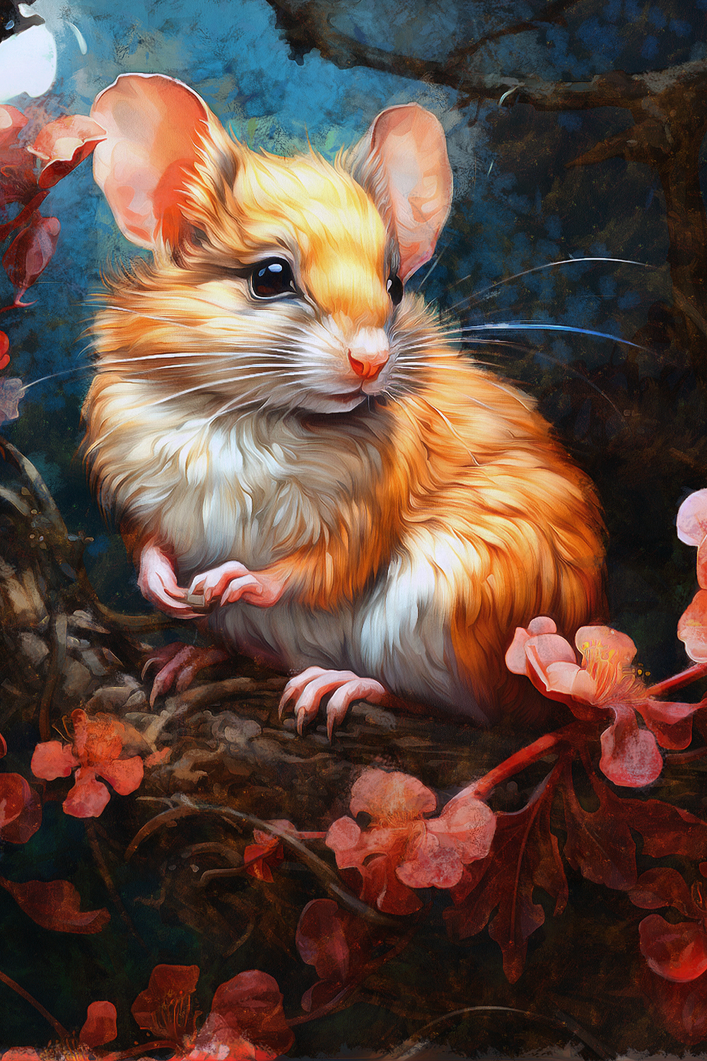 Quà tặng cho tâm | Tuổi Tý | Tranh canvas nghệ thuật
