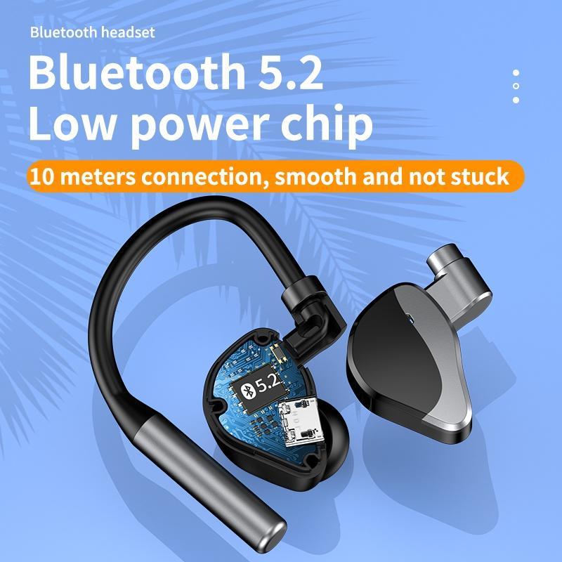 2022 Tai Nghe Bluetooth Stereo Tai Duy Nhất Tai Nghe Không Dây với Mic Rảnh Tay Tai Nghe Giảm Tiếng Ồn Tai Nghe Blutooth cho Xe lái xe