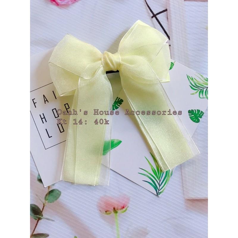Kẹp nơ phối voan siêu xinh