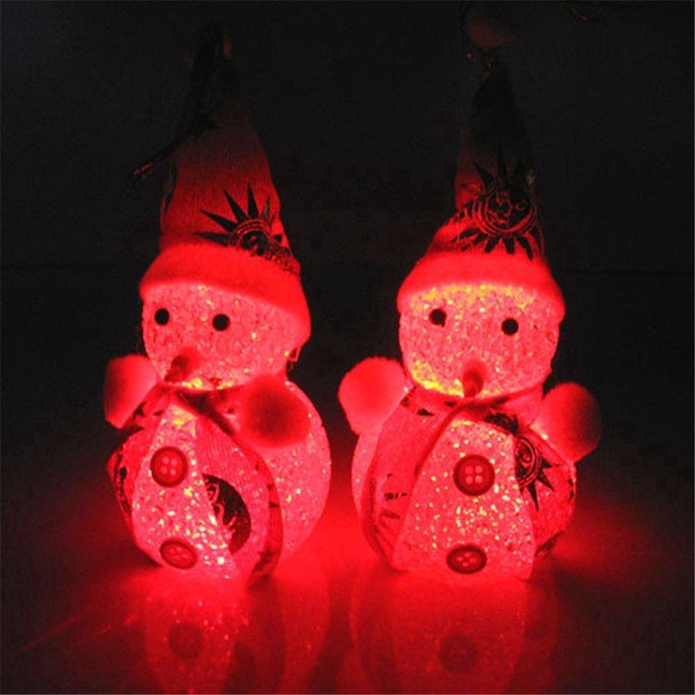 Đèn LED hình người tuyết trang trí cây thông Noel