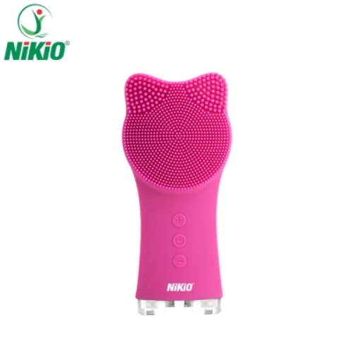 Máy Rửa Mặt Và Massage Nâng Cơ Nikio NK-120 - Tay Cầm Dài Dễ Rửa Sạch Bụi Bẩn Hơn - Sóng Siêu Âm Giúp Làm Sạch Sâu Da, Mát Xa Thư Giãn, Trẻ Hóa Làn Da, Chống Nước IPX7, Siêu Nhỏ Gọn - Phù Hợp Mọi Loại Da