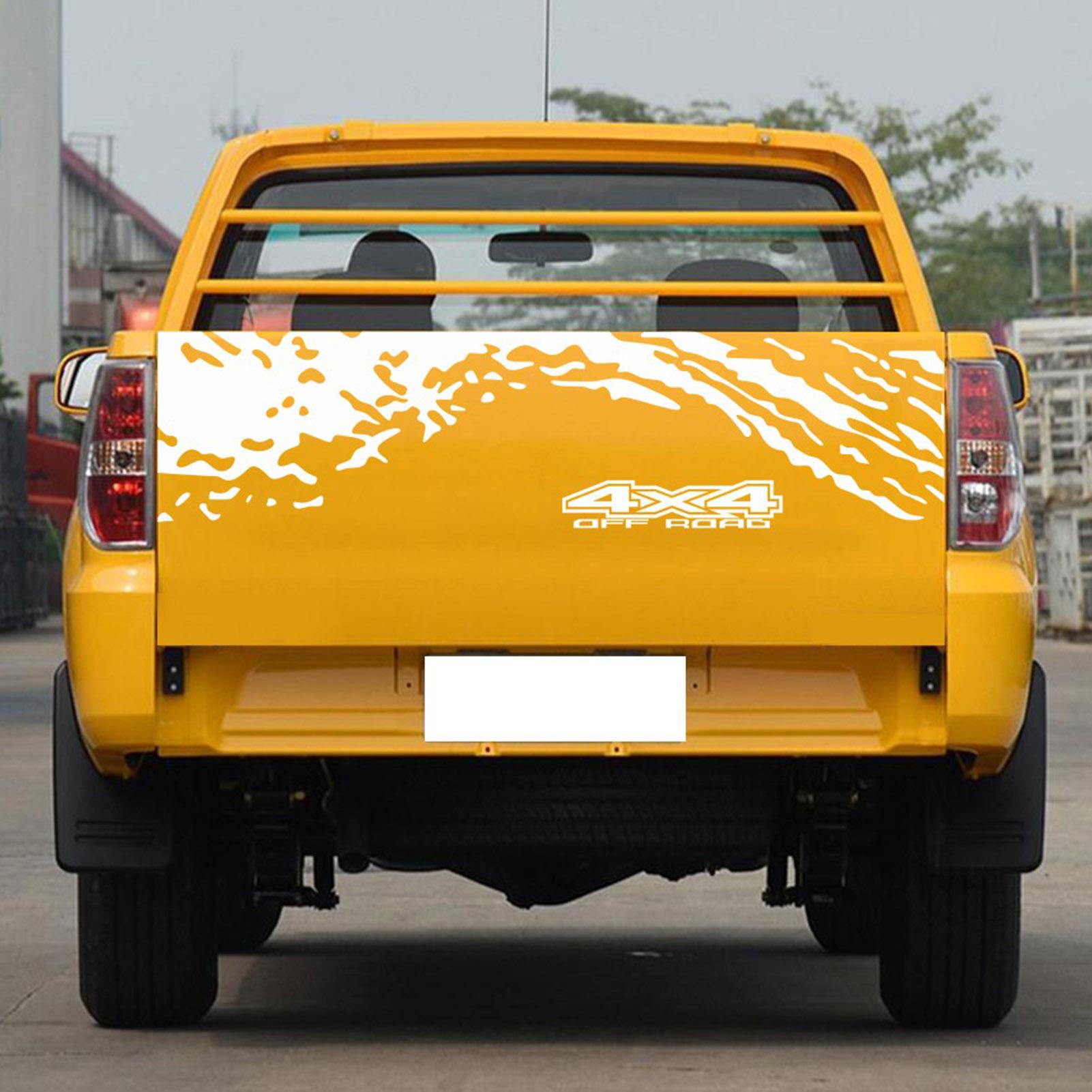 Car Auto Body Sticker Vinyl Graphics Decals, Car Stylin Decals Tail Stripes Pickup Trunk Car Rear Decor Sticker