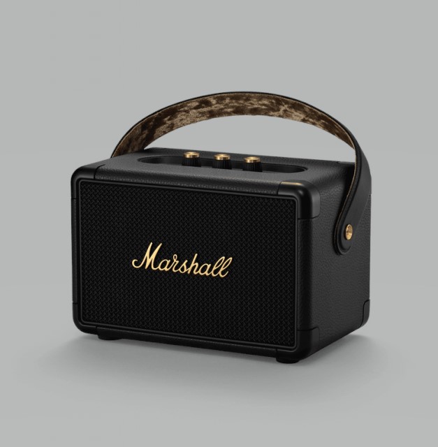 Loa Marshall Kilburn II Black &amp;amp; Brass - Pin 20 giờ - Hàng Chính Hãng