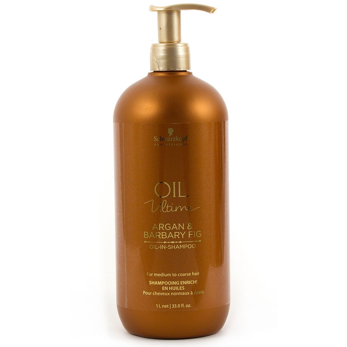 Dầu gội Schwarzkopf OIL Ultime Argan & Barbary Fig Oil shampoo chăm sóc tóc to sợi thô cứng