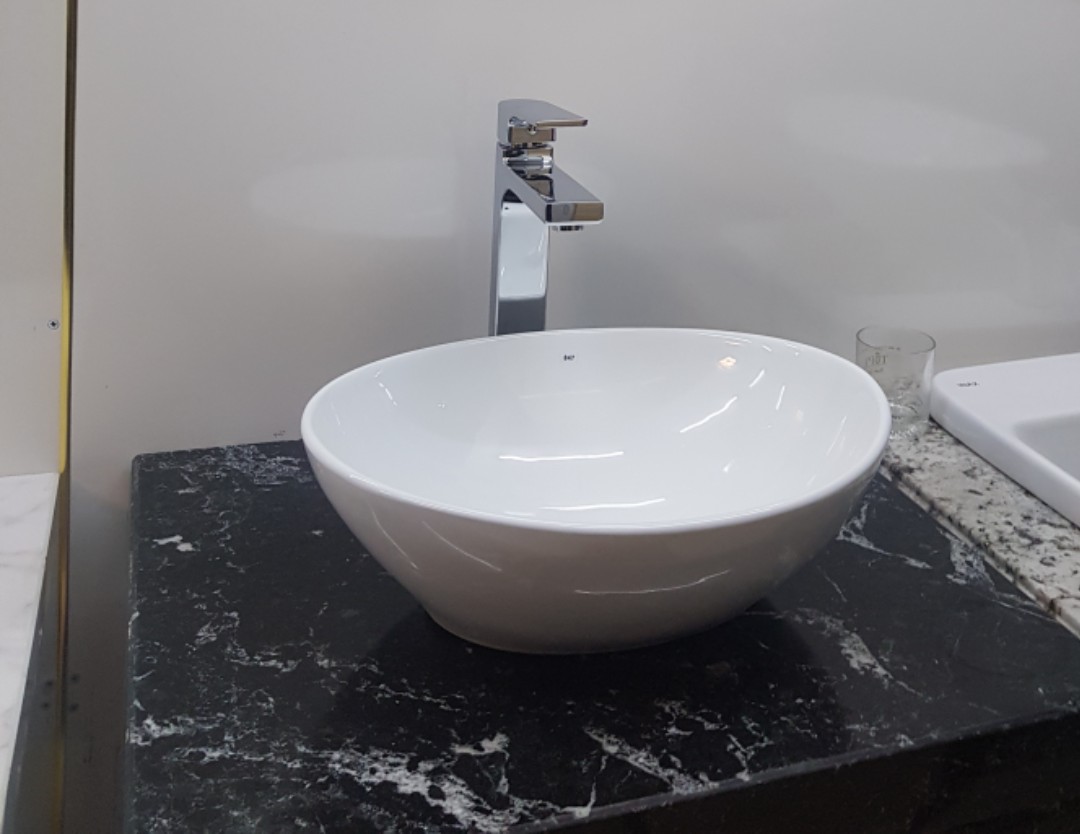 Chậu lavabo đặt bàn kiểu dáng elip nhỏ gọn TA4033