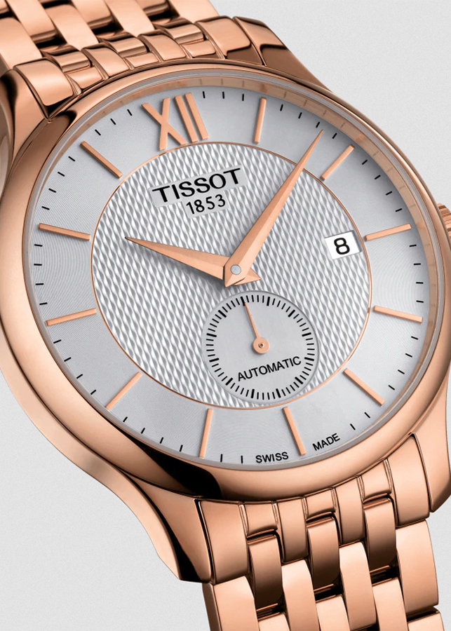 Đồng Hồ Nam Tissot Auto-T063.428.33.038.00 2K5 SG XII 1L DV Vàng Hồng