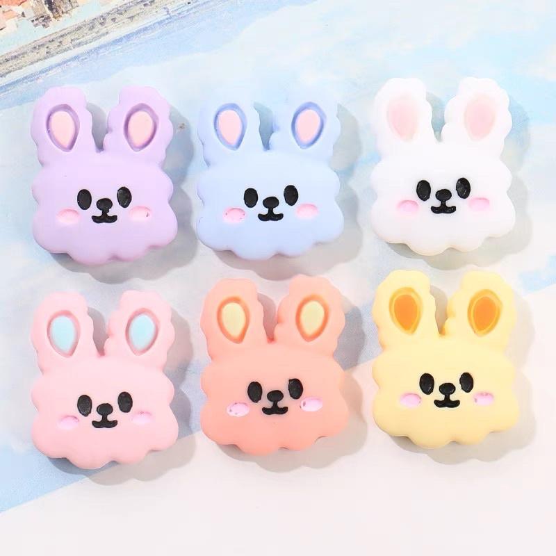 Sticker 3D mặt thỏ, nhãn dán 3d cute,decor điện thoại, bình nước, sách vở, đồ cute