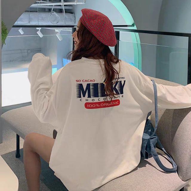 Áo thun tay dài, áo đôi, áo cặp, áo nam nữ, áo form rộng nam nữ, áo thun in hình nam nữ, áo tình nhân