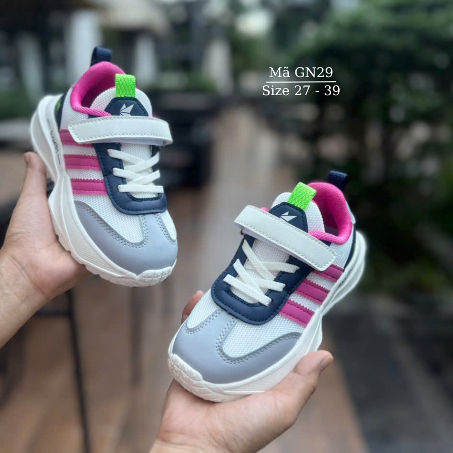 Giày Thể Thao Bé Gái W.KIDS 3 - 15 Tuổi Siêu Nhẹ Cao Cấp Cho Trẻ Em Học Sinh Chạy Bộ Chơi Bóng Rổ, Đi Học NHÍM SHOP GN29