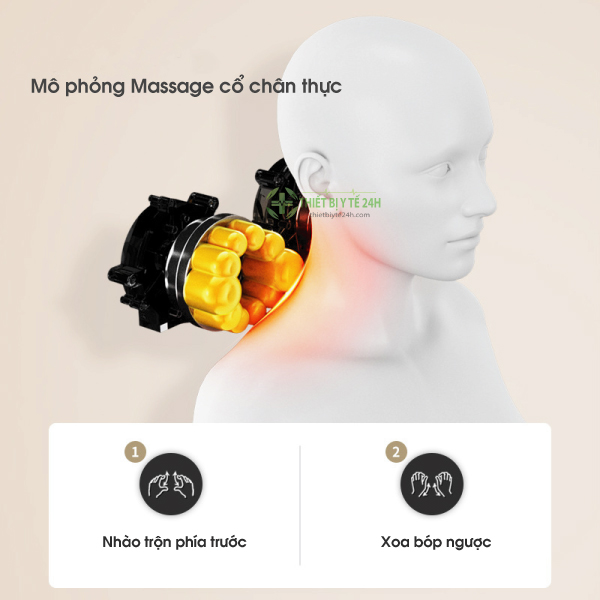 Đệm Massage - Nệm Mát Xa, Tích Hợp Hồng Ngoại Hỗ Trợ Giảm Đau Mỏi Toàn Thân Lưu Thông Khí Huyết, Giúp Ngủ Ngon