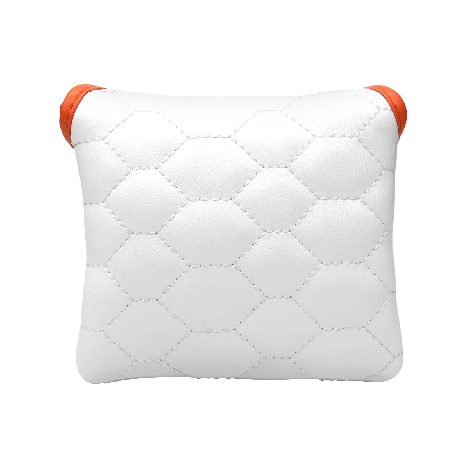 Durable Golf Club Headcover Sleeve PU Leather Golf Mallet Putter Head Cover