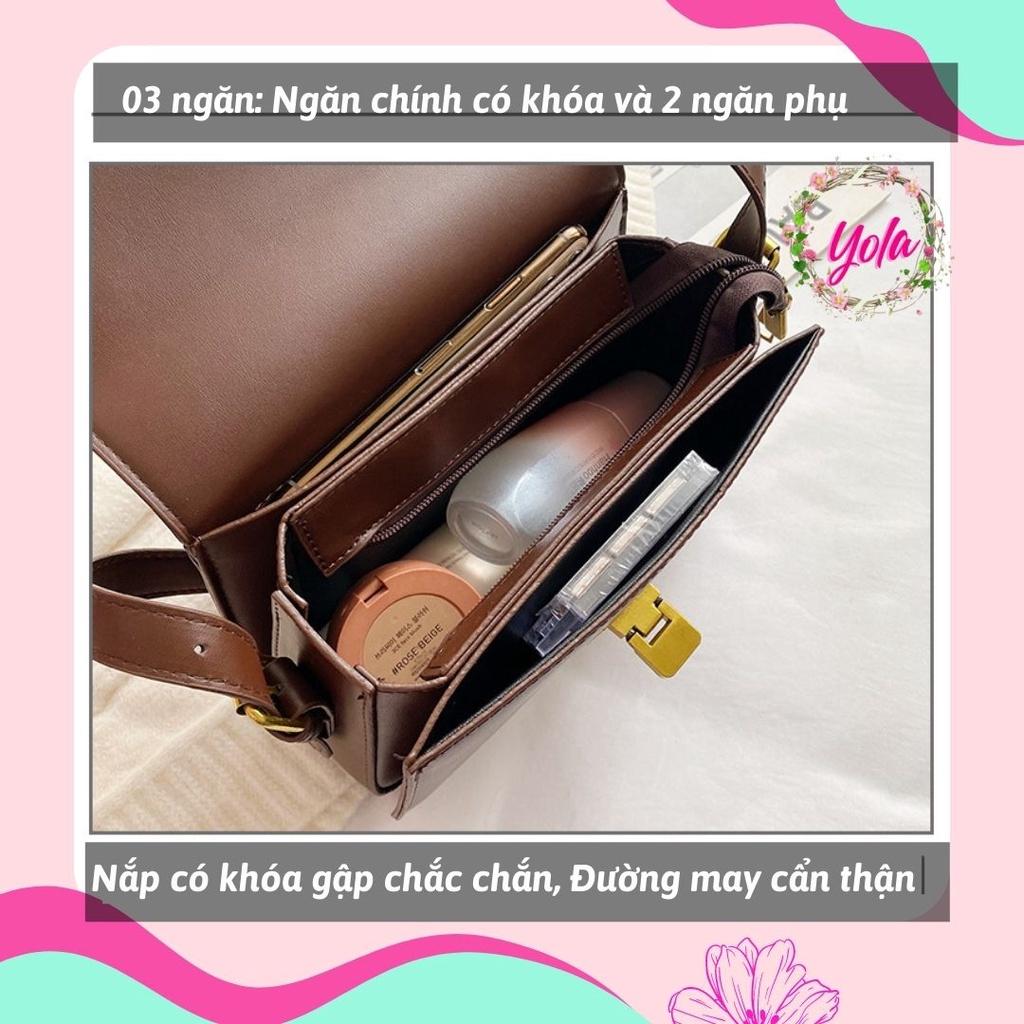 Túi đeo chéo nữ mini Giỏ xách nữ đeo vai thời trang nữ kẹp nách cao cấp Yola shop