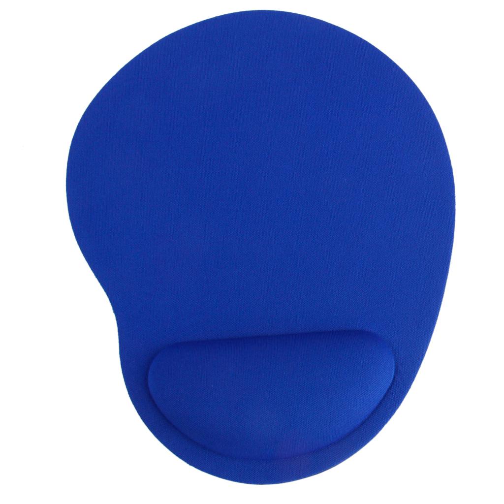 Blue Wrist Rest Mouse Mat Pad