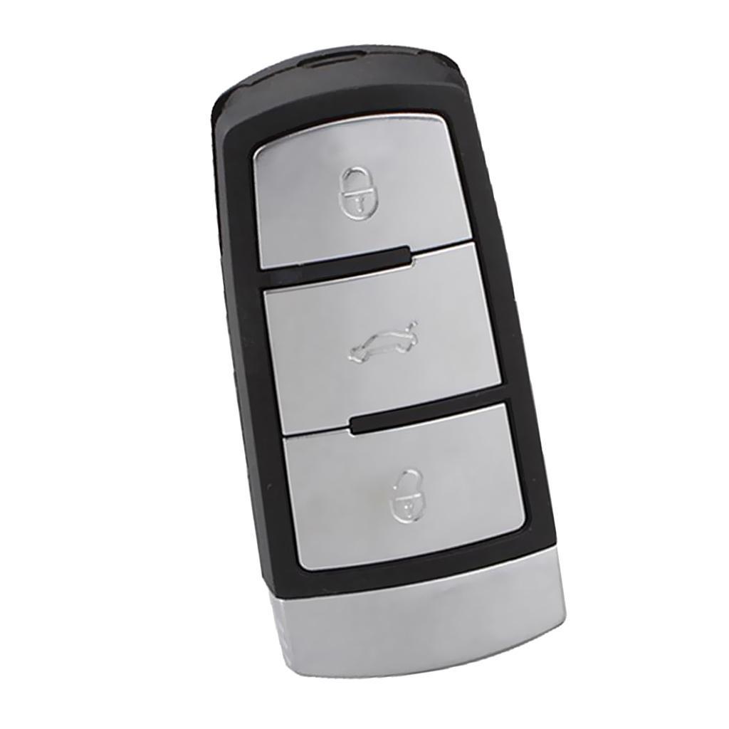 Car 3-Button Remote Key Fob Case Unit for