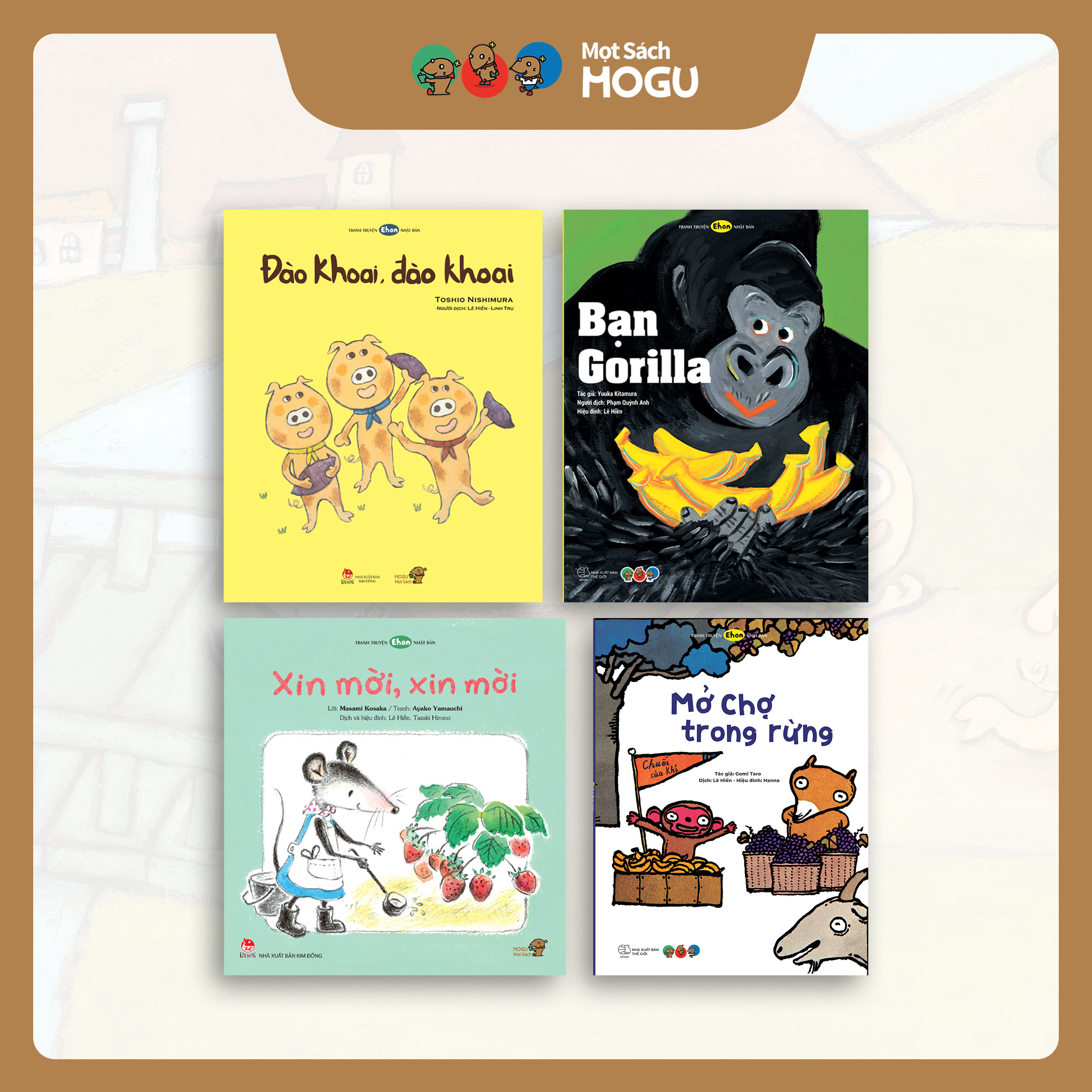 Sách cho bé từ 3 tuổi - Bộ 5 cuốn Nuôi dạy em bé tốt bụng