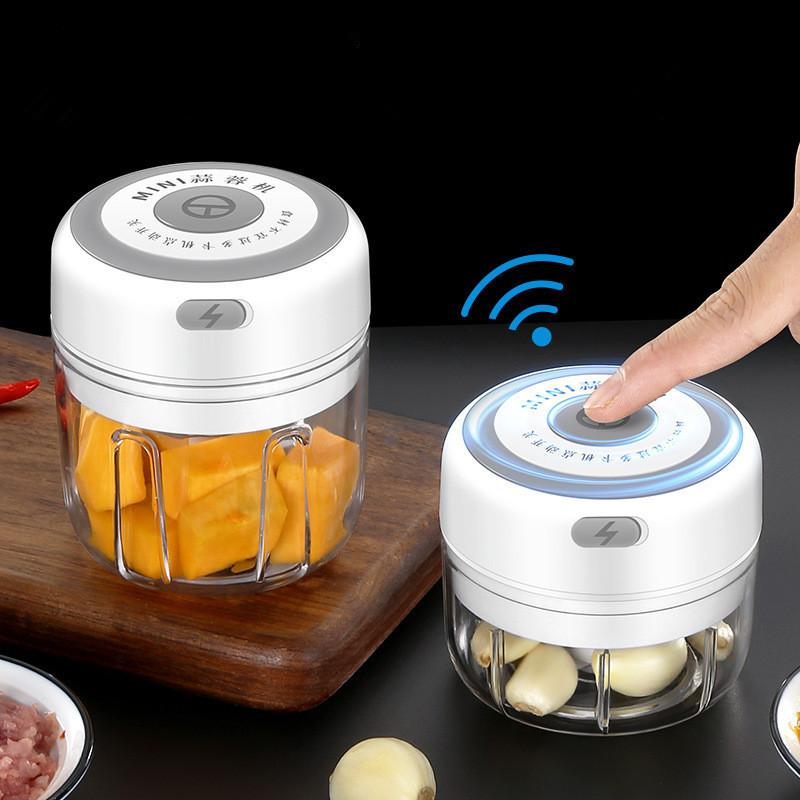 Điện Tỏi Masher USB Mini Máy Nghiền Xay Thịt Cho Nghiền Nát Tỏi Nghiền Gừng Nghiền Nát Ớt Tươi Phụ Kiện Nhà Bếp
