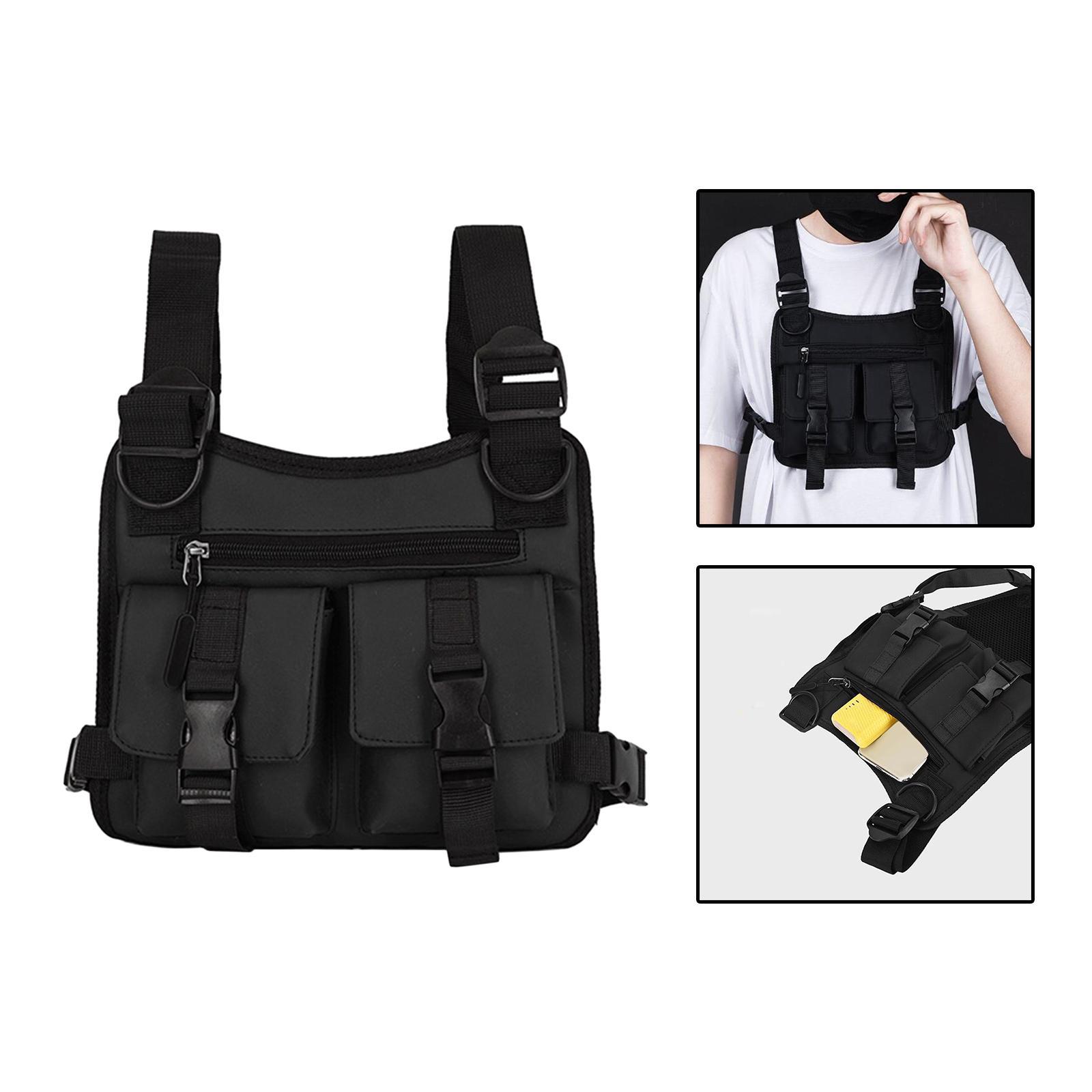 Chest Rig Bag Pouch Light Bags Lightweight Water Resistant for Men Women