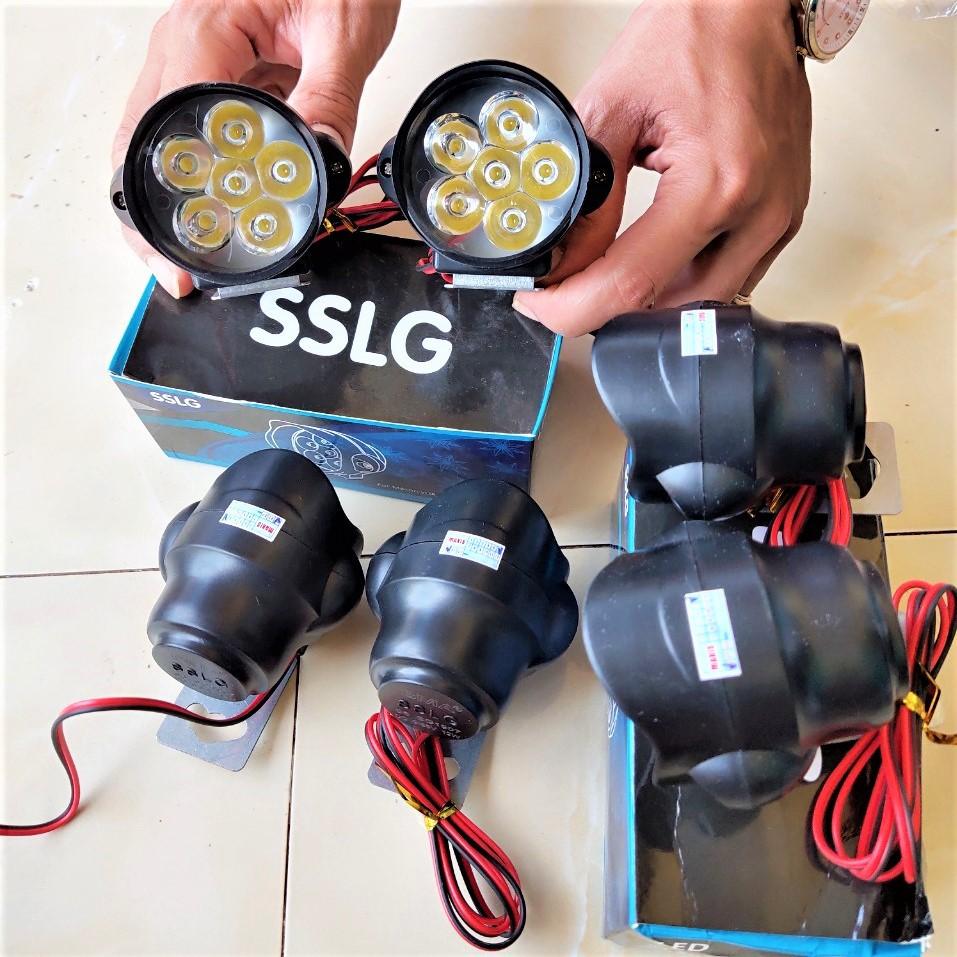 Bộ 2 đèn L6 mini siêu sáng lắp các loại xe máy xe điện chất lượng cao