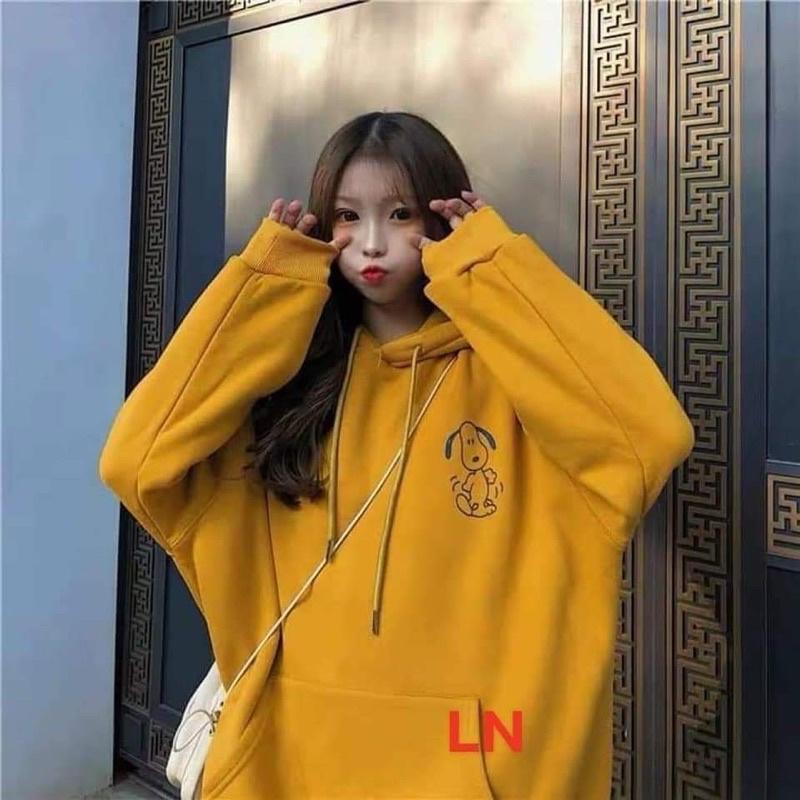 Áo hoodie logo cún TH6