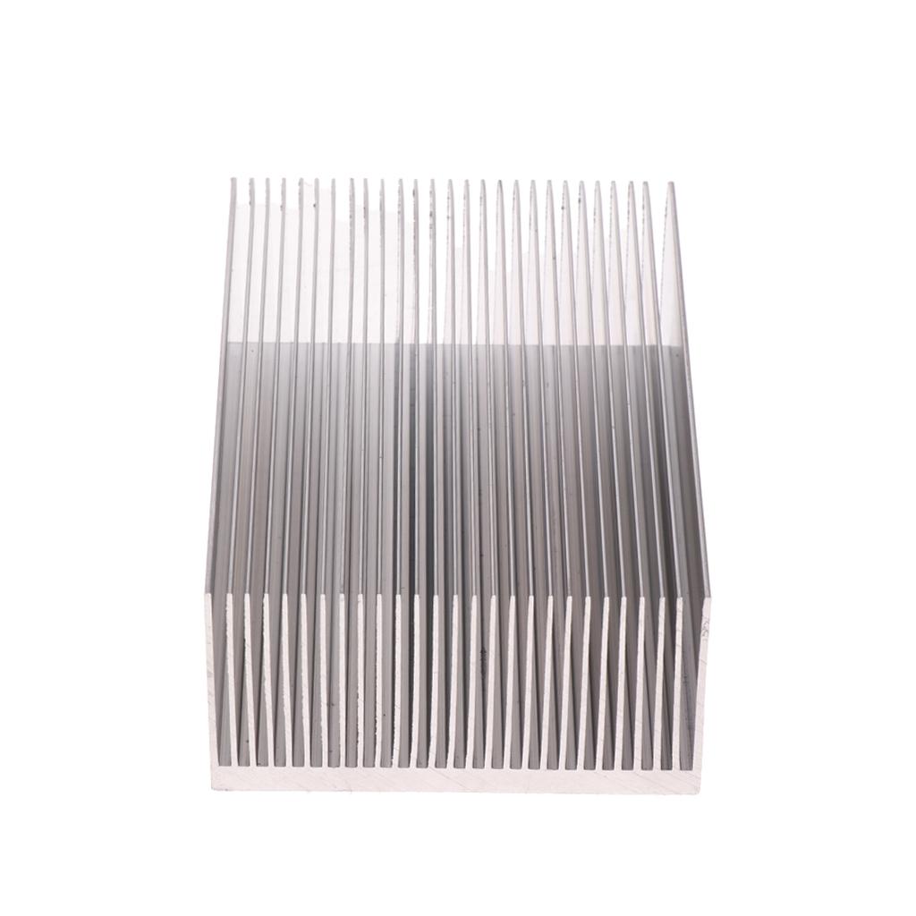 Aluminum Heat Sink LED Heatsink Module Cooler Fin 100x69x37mm Silver Tone