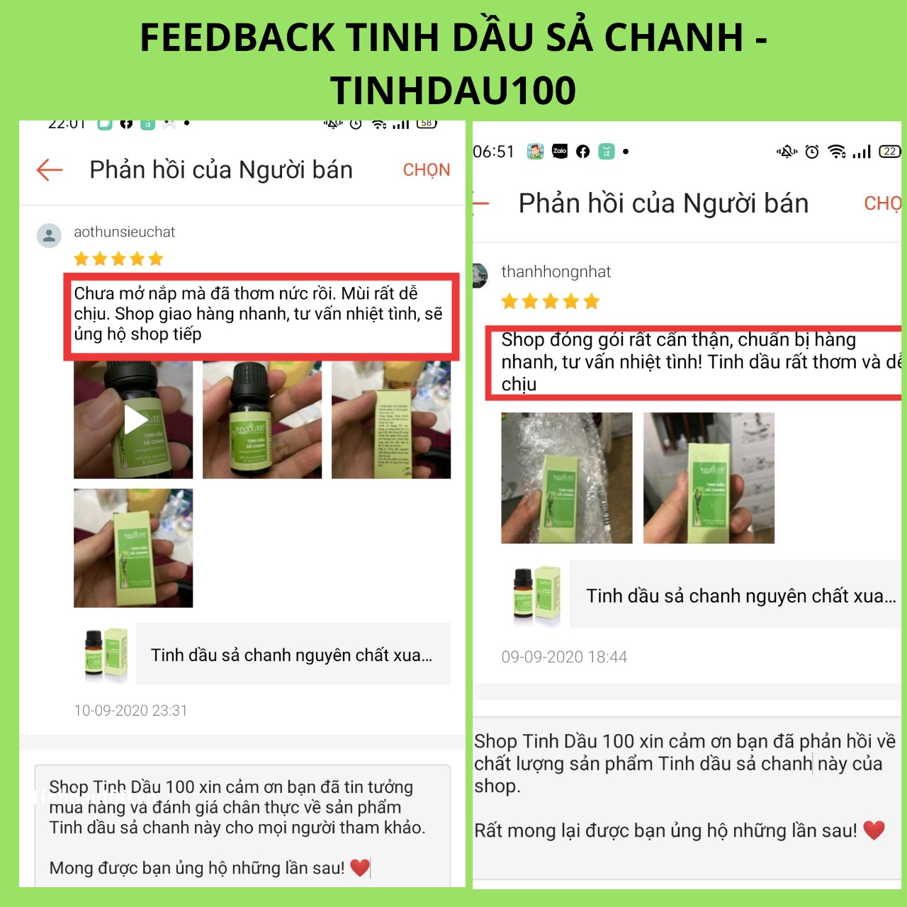 Tinh dầu Sả Chanh nguyên chất xua đuổi muỗi, hương thơm thư giãn (10ml)