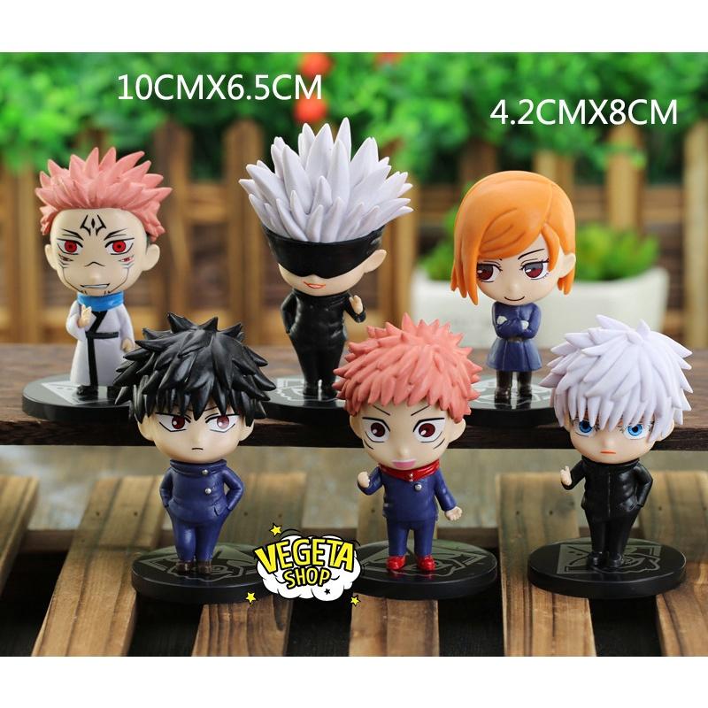 Mô hình Jujutsu Kaisen - Chú thuật hồi chiến - 6 nhân vật Inumaki Yuji Itadori Sukuna Satoru Gojo Megumi Nobara Kugisaki
