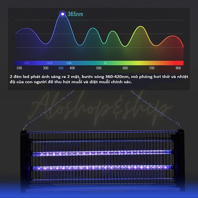 Đèn Bắt Muỗi Và Diệt Côn Trùng Thông Minh Máy Bắt Muỗi Trong Nhà Ngoài Trời Bằng Tia UVA