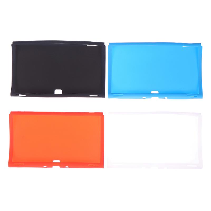 Vỏ silicon mềm 4 màu cho Nintendo Switch Phiên bản màn hình OLED 7 inch Vỏ da cho bảng điều khiển NS 7" 1 Vỏ silicon cho bảng điều khiển Màu sắc: Đen