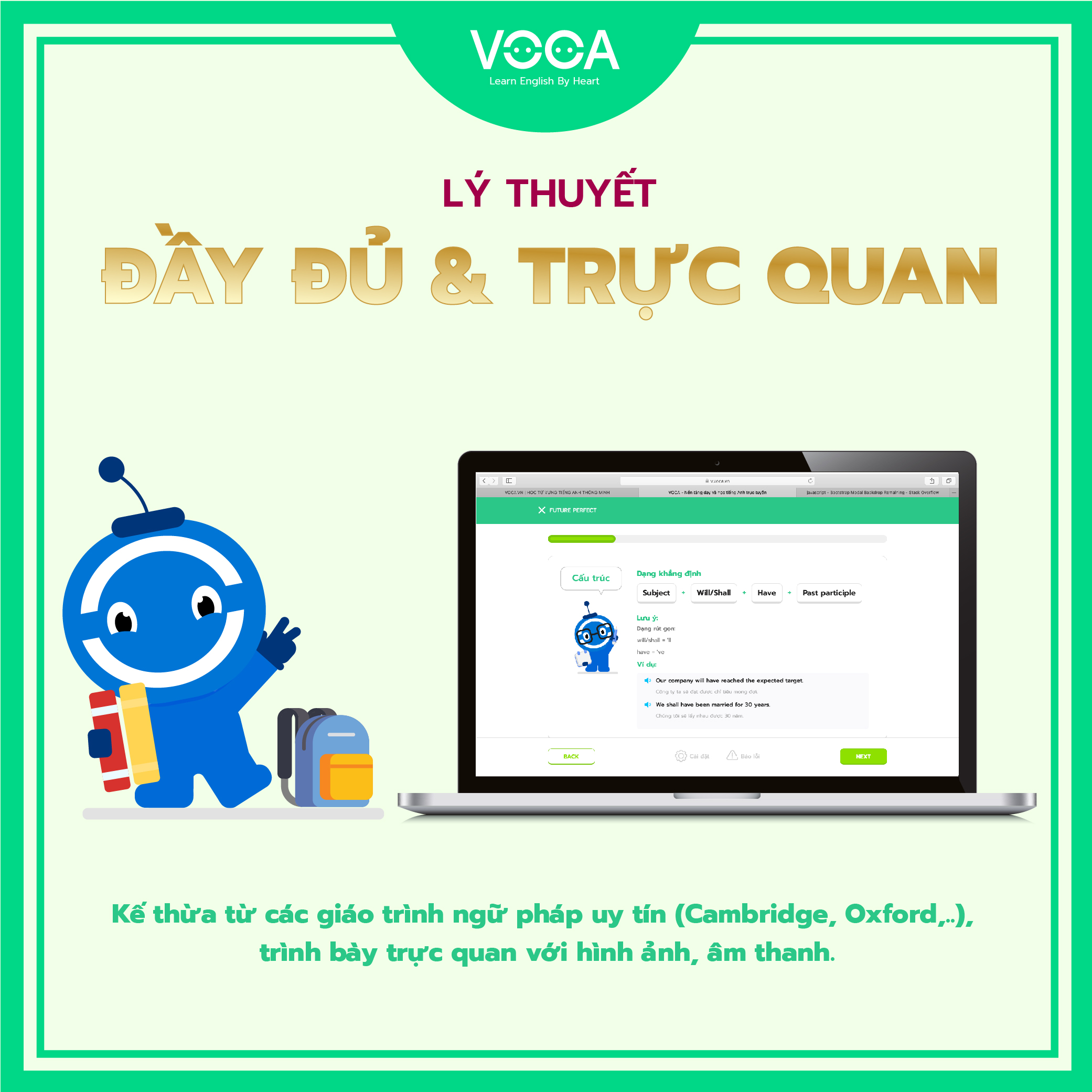 GRAMMAR VIP: Tài khoản học Ngữ pháp tiếng Anh online trên VOCA.VN - Hơn 20+ khoá học ngữ pháp tiếng Anh cao cấp - Thư viện đa dạng theo chủ đề . Hỗ trợ đa nền tảng